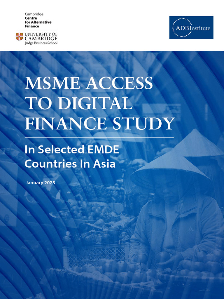 MSME Digital Finance Access in Asia | PDF | Loans | Debt
