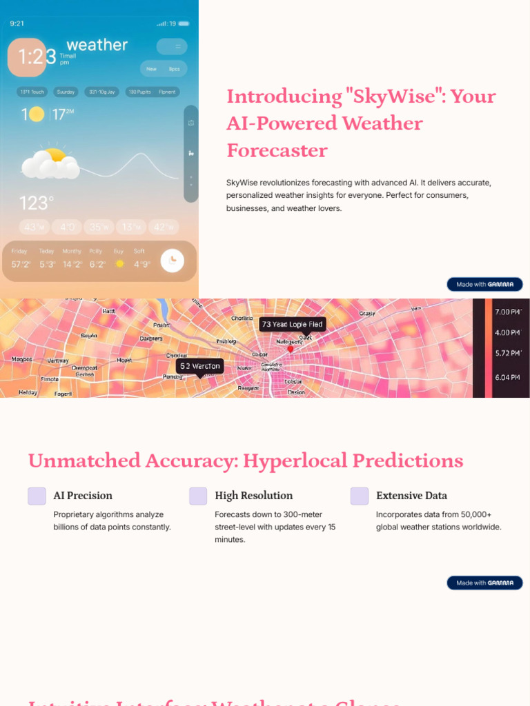 AI-Powered Weather Forecasting Tool | PDF | Weather Forecasting | Weather