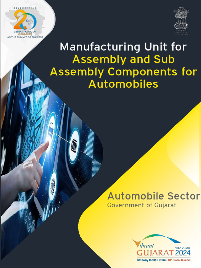 Gujarat Auto Components Manufacturing Guide | PDF | Car | Infrastructure
