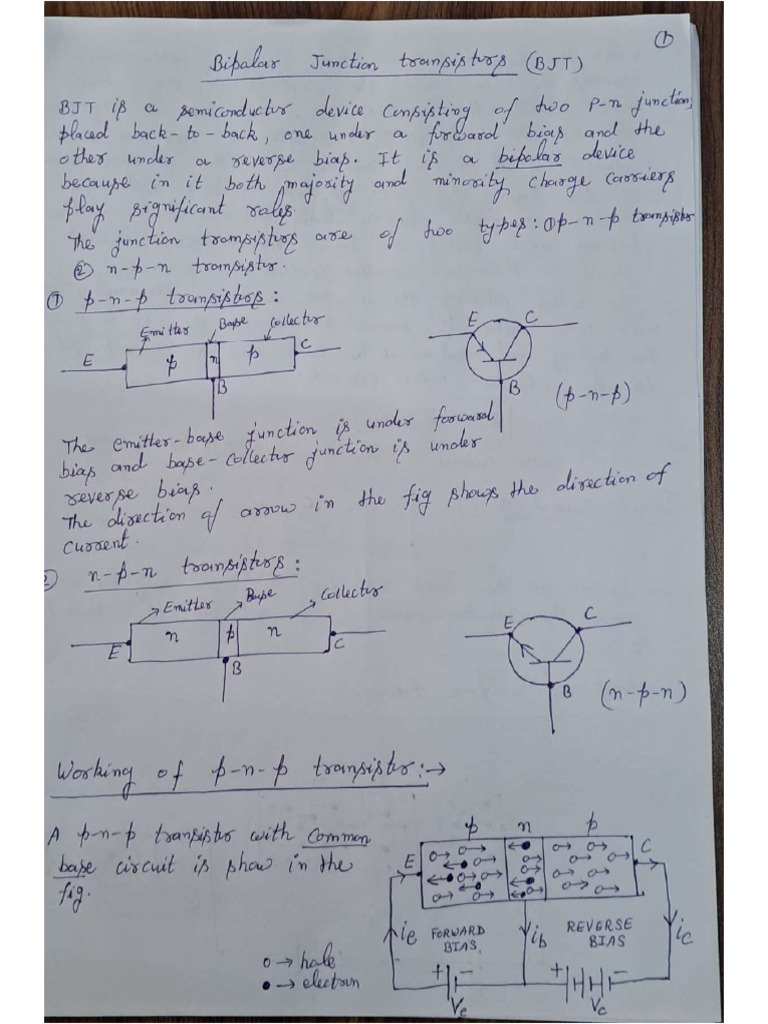 BJT Notes | PDF