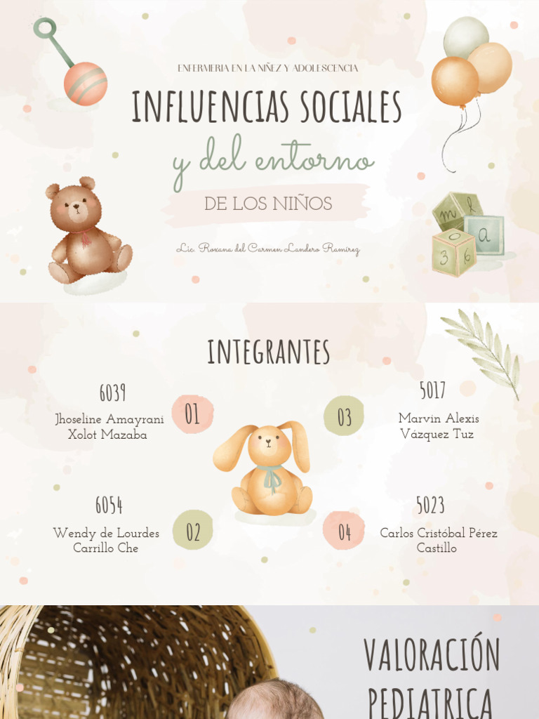 Influencias del Entorno en el Desarrollo Infantil | PDF ...