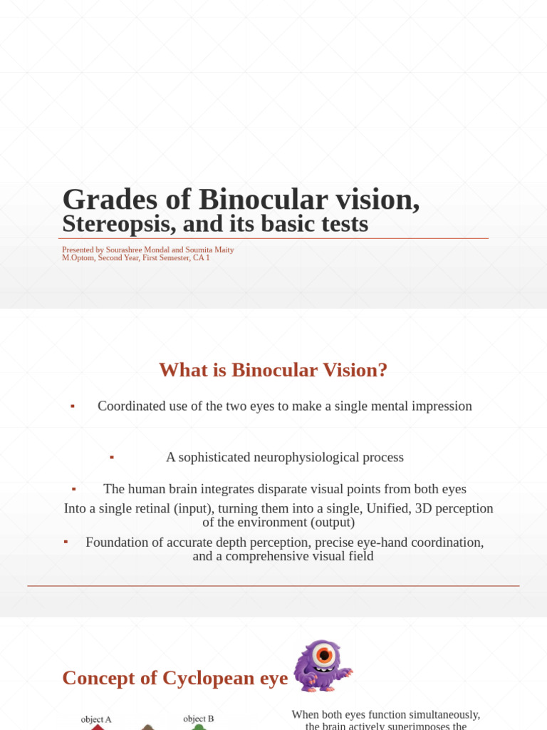 Understanding Binocular Vision and Stereopsis | PDF | Computer Vision ...