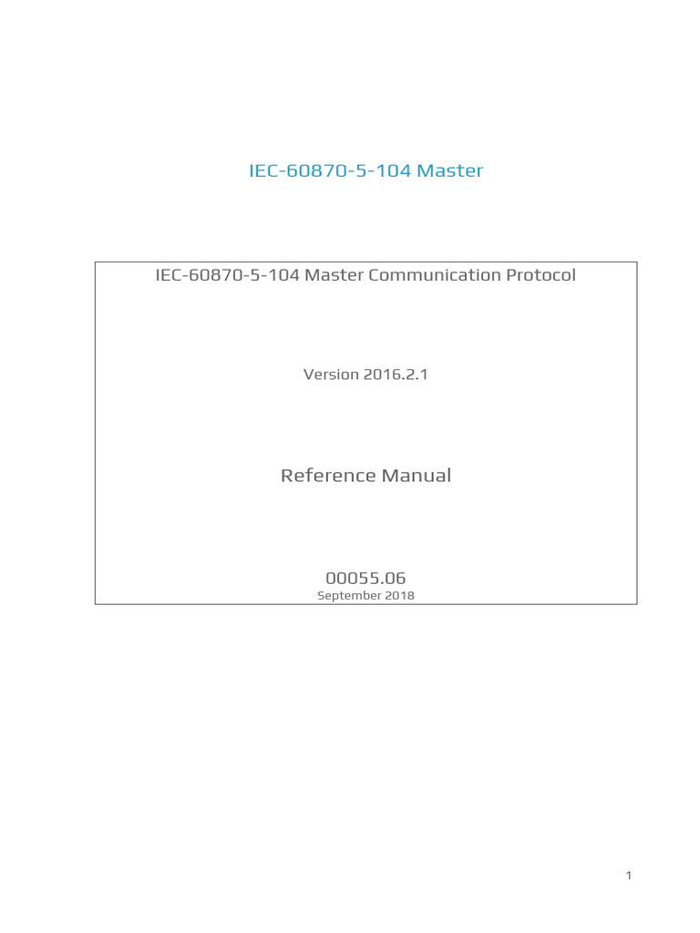 IEC104 | PDF | Transmission Control Protocol | Parameter (Computer ...