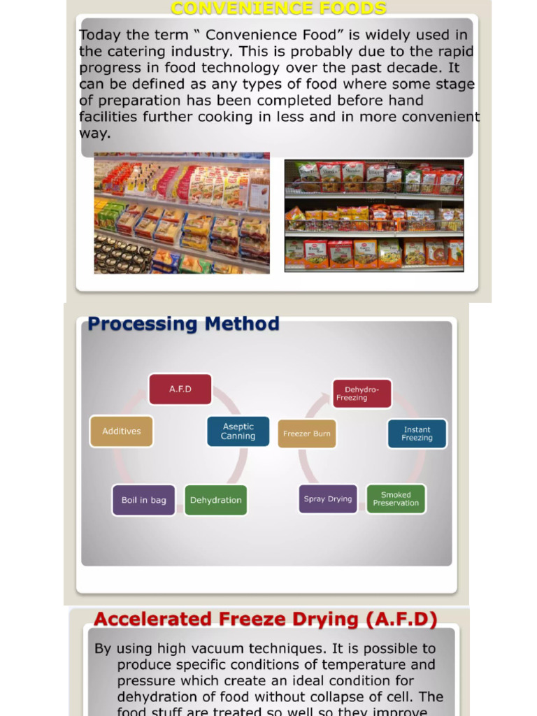 Convenience Food | PDF