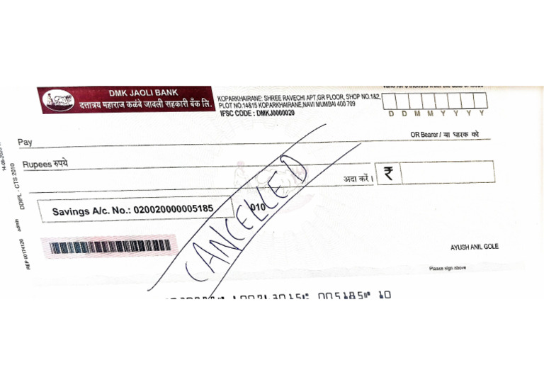 Cheque | PDF
