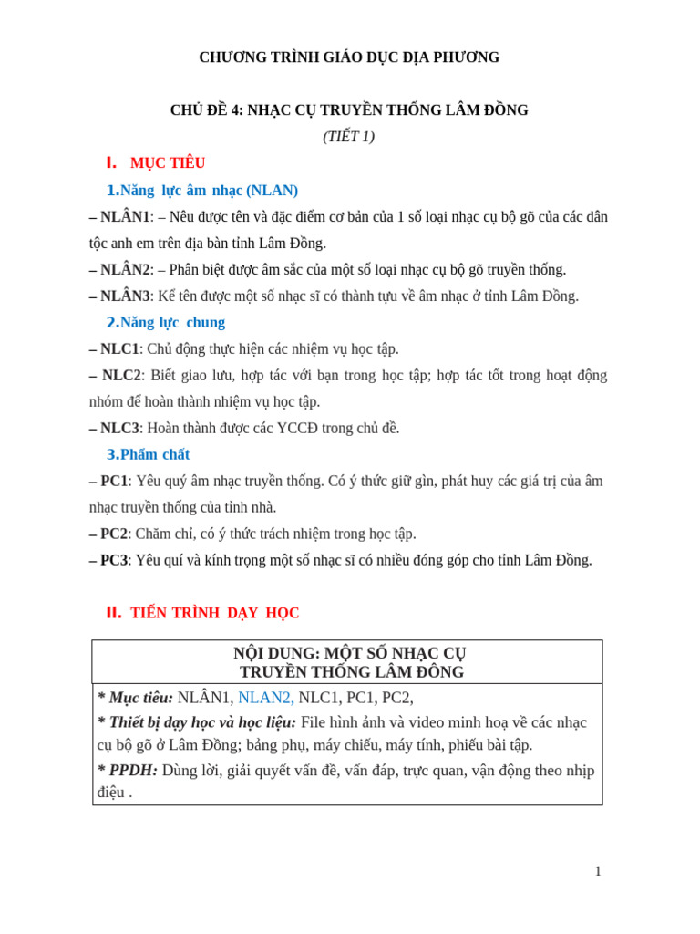 CHU DE 04 - AM NHAC (1) | PDF
