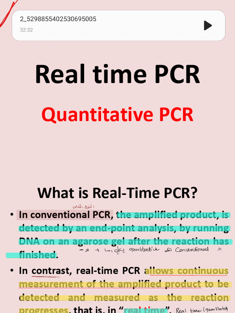 Real time PCR_250226_042940 | PDF | Real Time Polymerase Chain Reaction ...