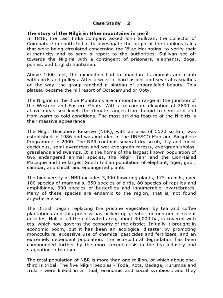 Case Study 2 | PDF | Natural Environment | Ecology
