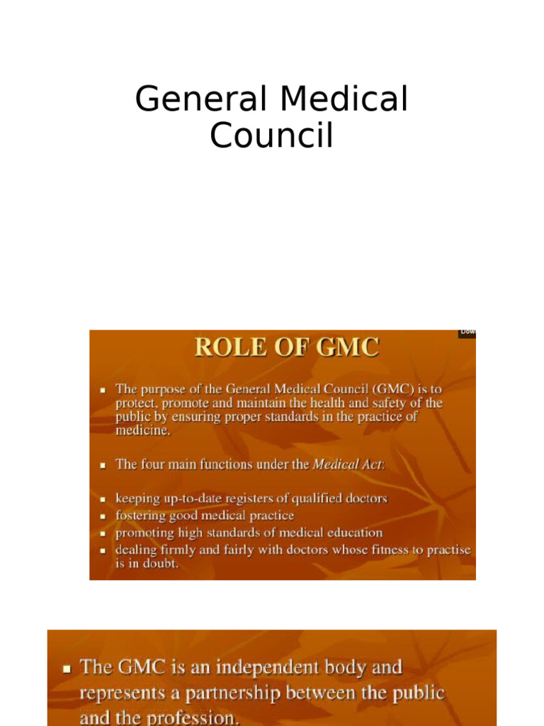 General Medical Council | PDF