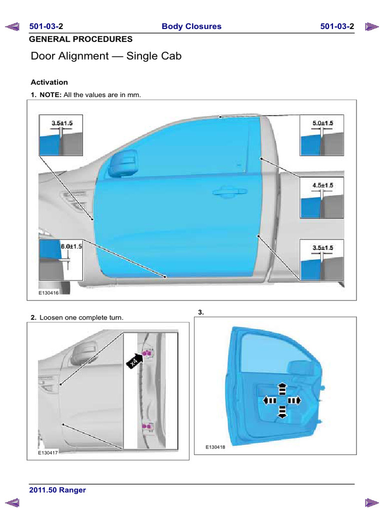 Ford Ranger Body Repair Manual11 | PDF