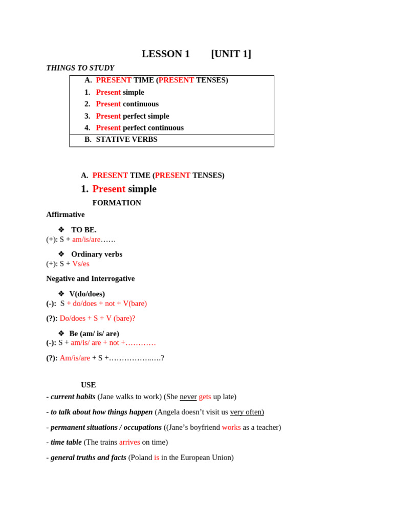 Unit 1 | PDF