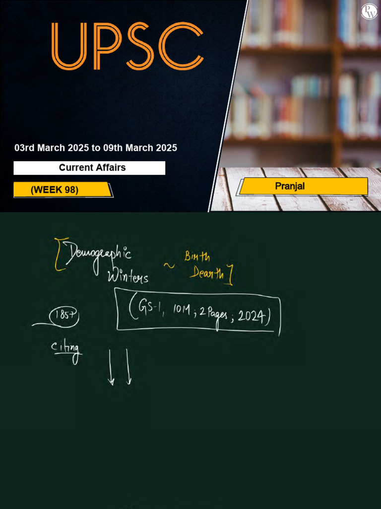 Current Affairs _ Class Notes (Week 98) | PDF | Snow | Foreign Direct ...