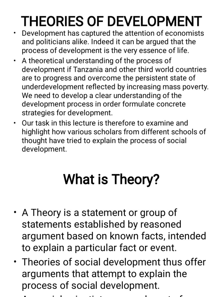 Theories of Social Development Explained | PDF | Marxism | Socialism