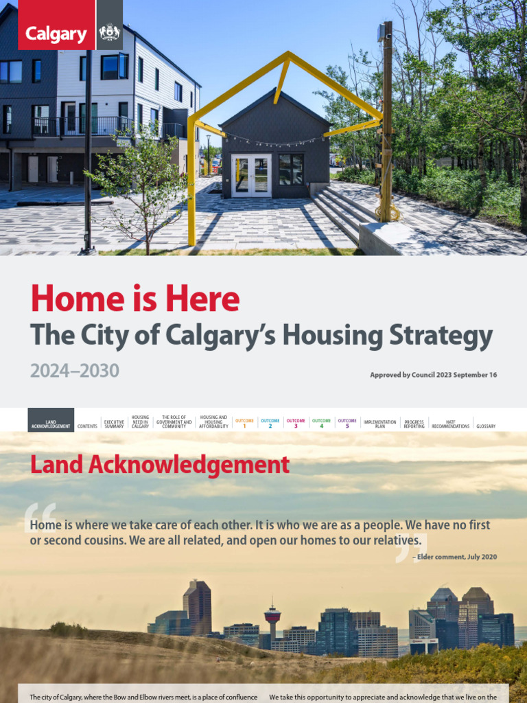 Calgary Housing Strategy 2024-2030 | PDF | Affordable Housing | Economies