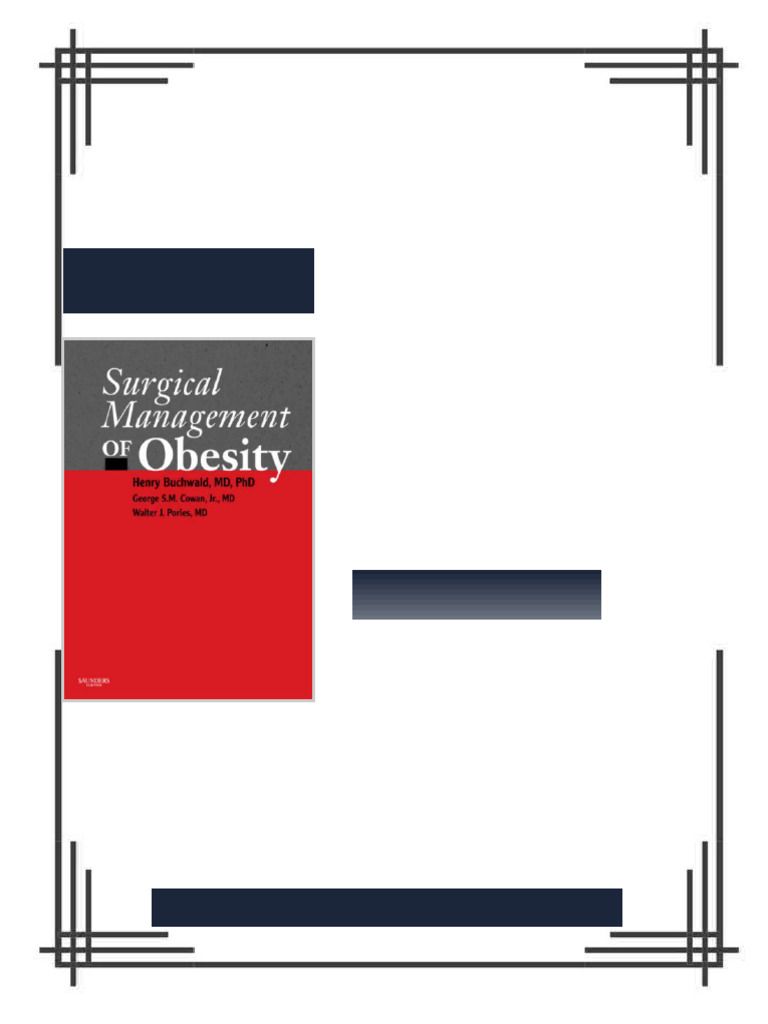 Surgical Management of Obesity 1st Edition Henry Buchwald online ebook ...
