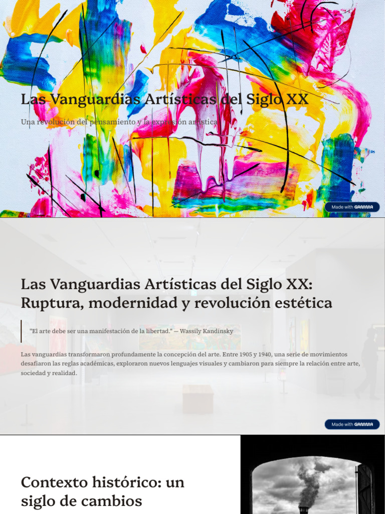 Las Vanguardias Artisticas Del Siglo XX Ruptura Modernidad y Revolucion ...