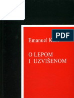 Kant - O Lepom I Uzvisenom