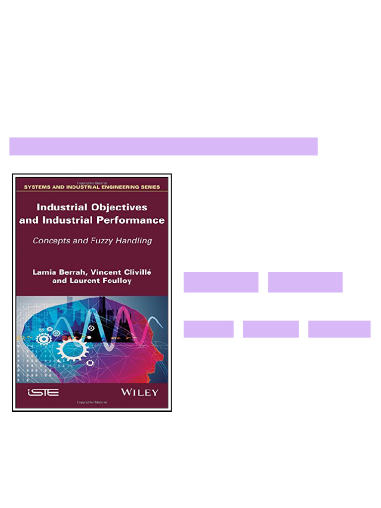 Industrial Objectives and Industrial Performance Concepts and Fuzzy ...