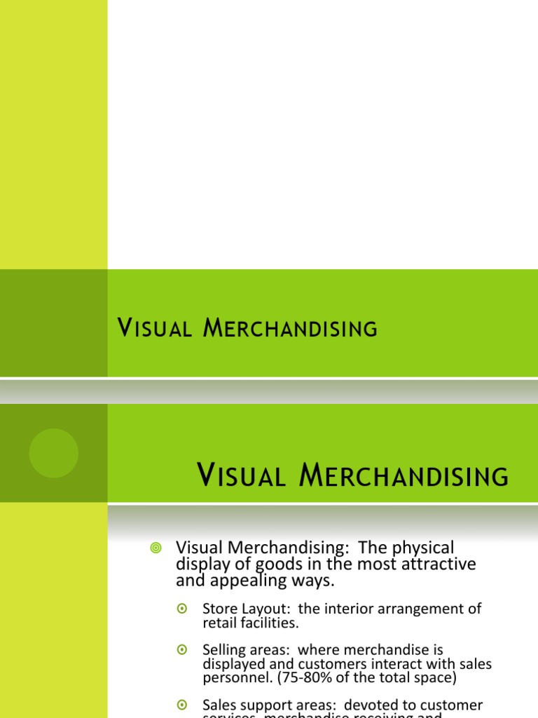 Visual Merchandising Techniques Guide | PDF