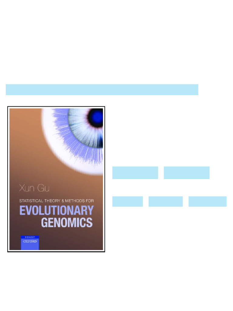 Statistical Theory and Methods for Evolutionary Genomics Xun Gu - ebook ...