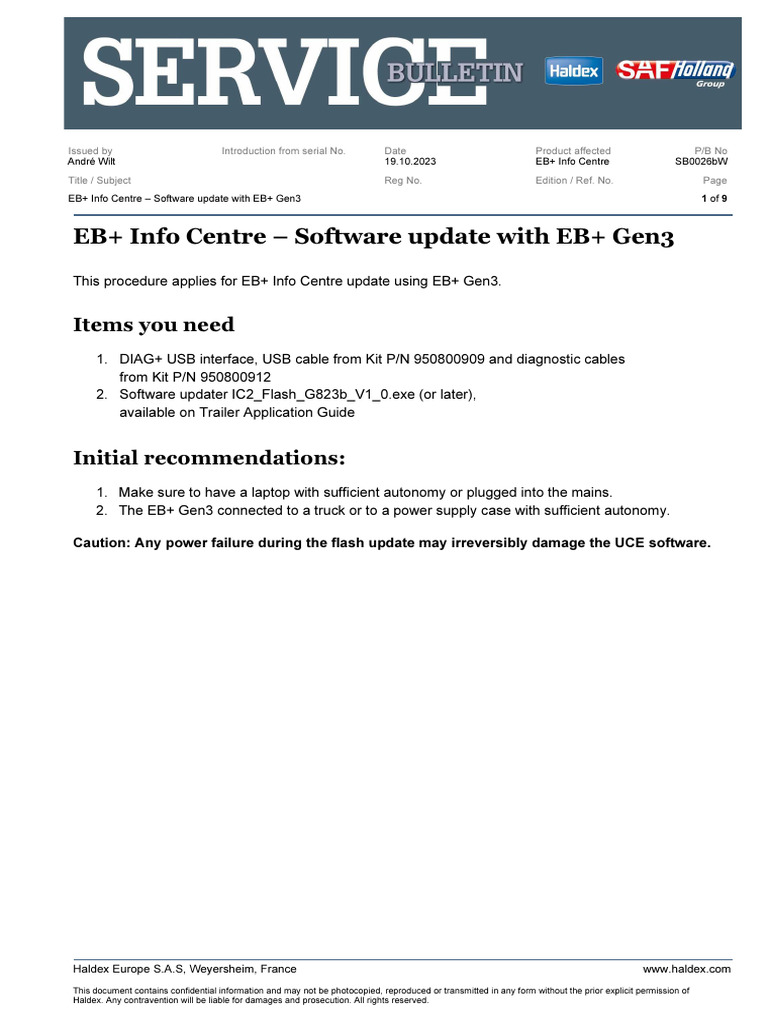 EB+ Gen3 Software Update Guide | PDF | Computer Engineering | Software