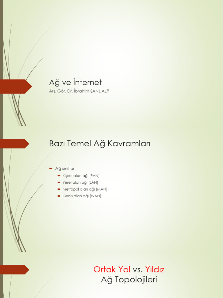 Ağ Ve İnternet | PDF