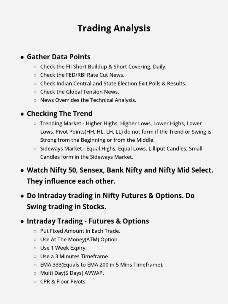 Trading Analysis: Strategies & Insights | PDF