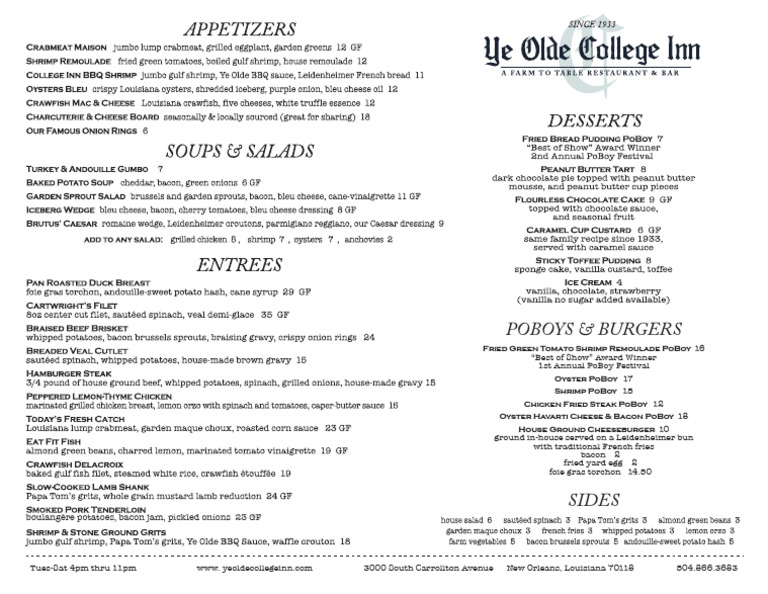 Menu Yoci Togo Dec 2015 | PDF