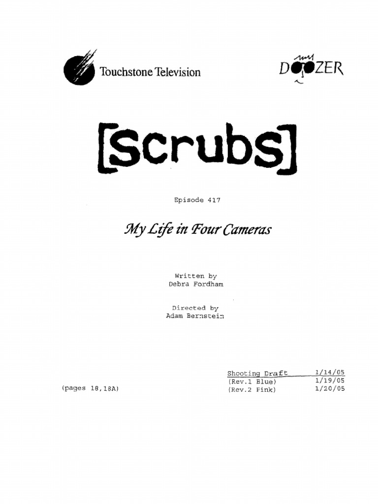 Scrubs 4x07 - My Life in Four Cameras | PDF