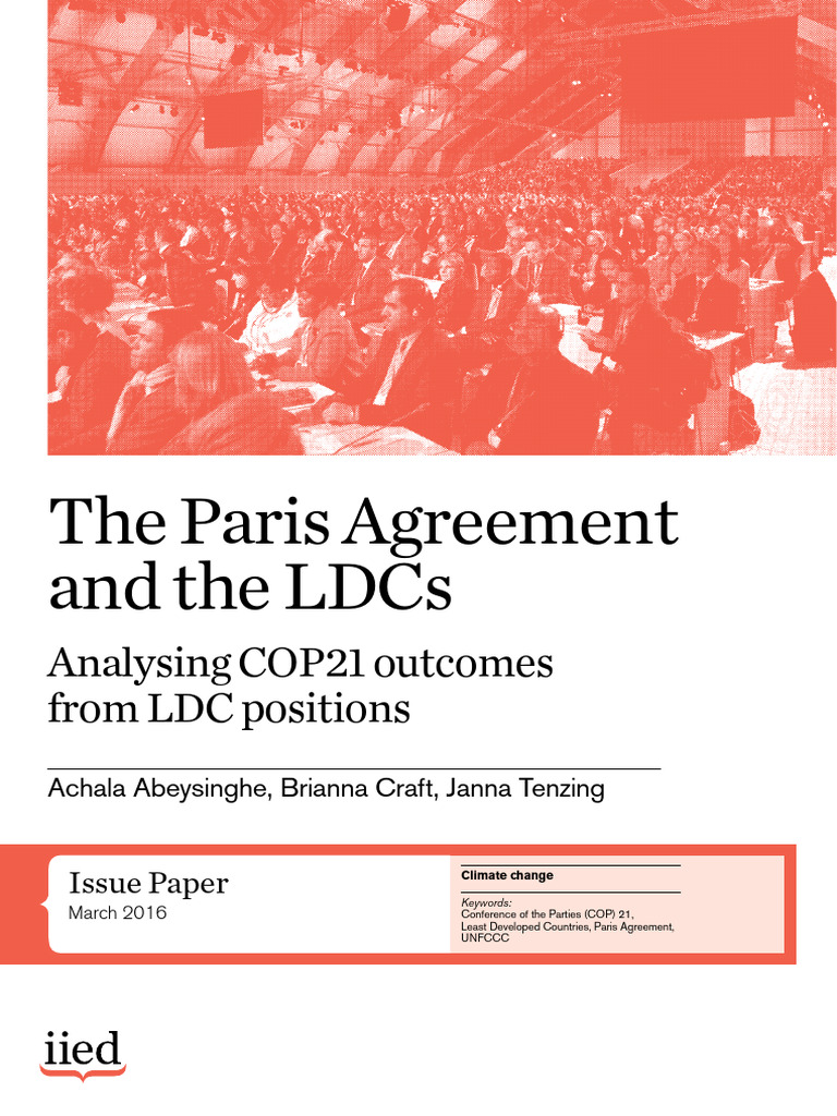 Paris Agreement Impact on LDCs at COP21 | PDF | United Nations ...