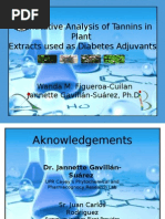 Download Quantitative analysis of tannins in plant extracts used as diabetes adjuvant Wanda Figueroa Mentora Jannette Gavilln by Programa BRIC SN97449133 doc pdf