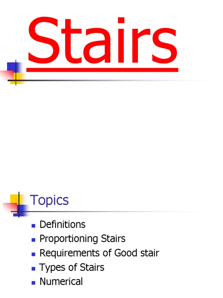 Stairs Pdf Stairs Architectural Design