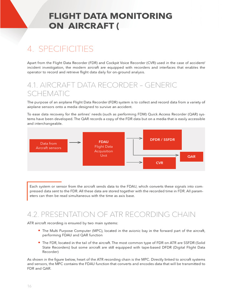 ATR Aircraft Flight Data Systems Overview | PDF | Flight Recorder ...