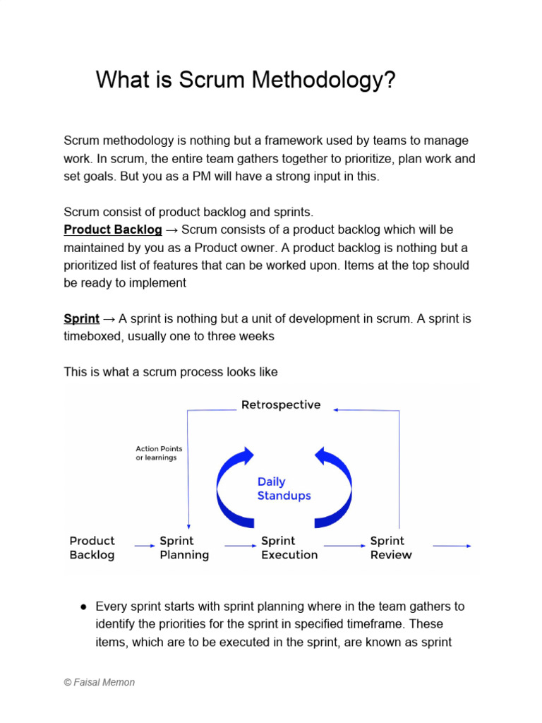 Understanding Scrum Methodology Basics | PDF