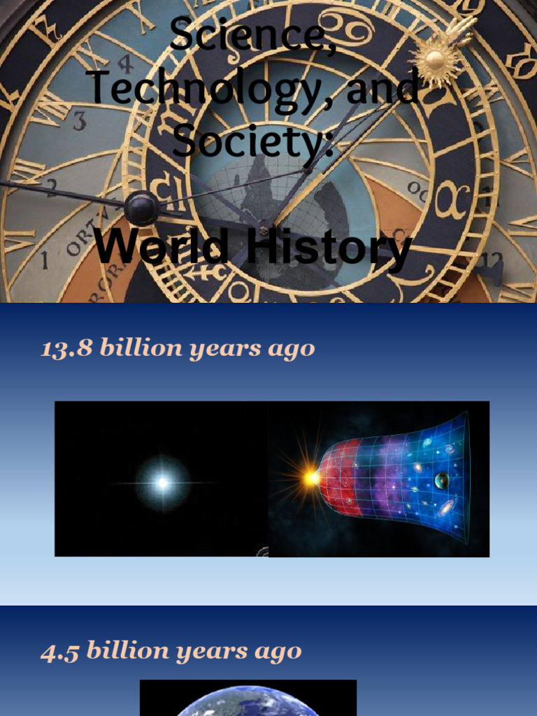 Evolution of Science and Technology | PDF