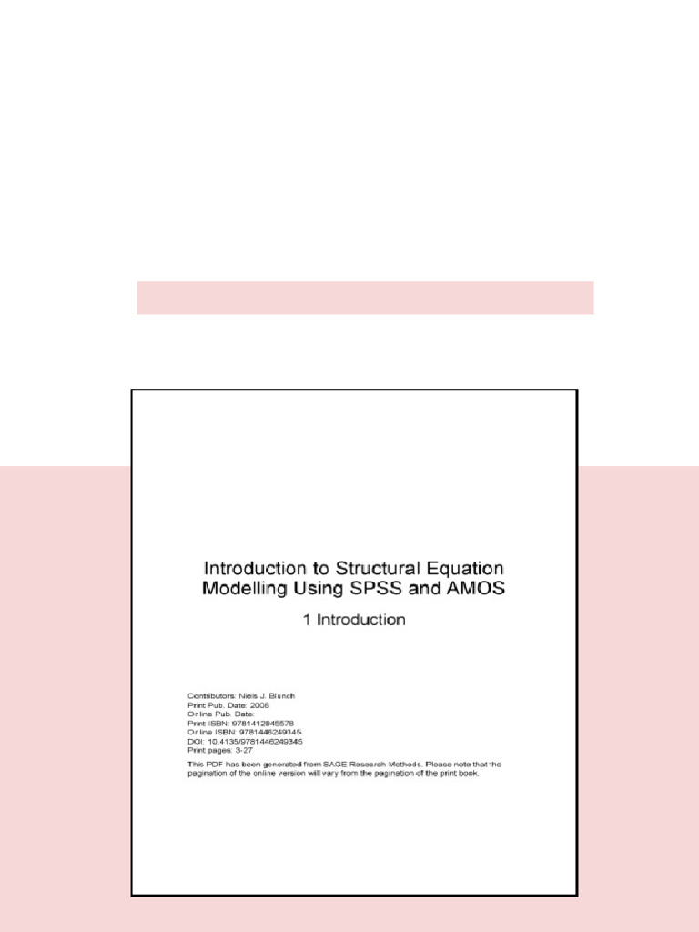 8343204 | PDF | Structural Equation Modeling | Variance