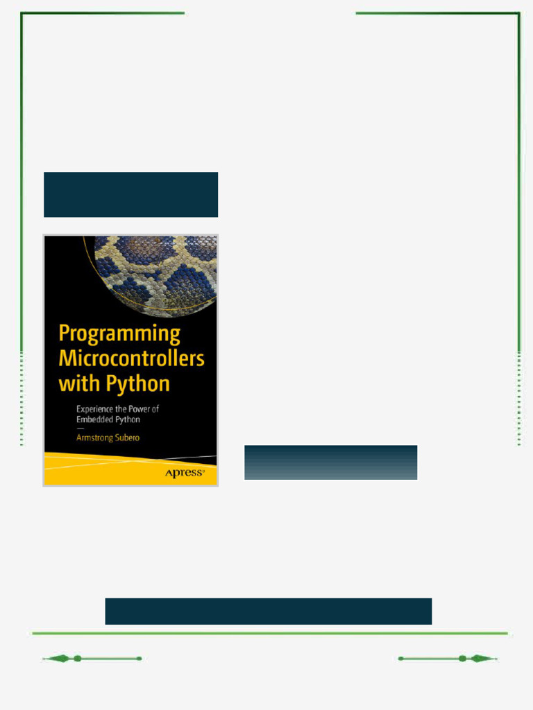 Programming Microcontrollers with Python: Experience the Power of ...
