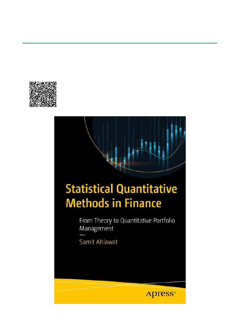 Statistical Quantitative Methods in Finance From Theory to Quantitative ...