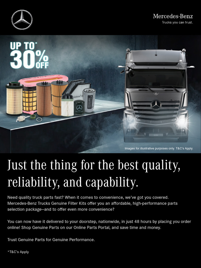 Mercedes-Benz Truck Filter Kits Online | PDF