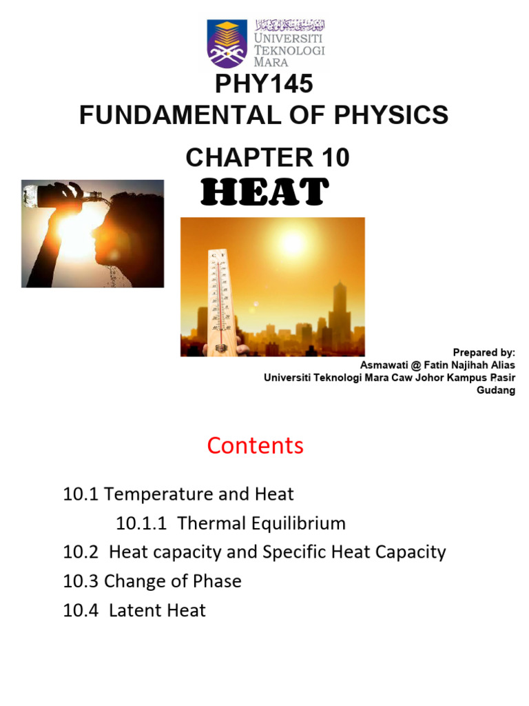 Understanding Heat and Temperature Concepts | PDF | Heat | Temperature