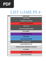 PS4 Games List | PDF | The Walt Disney Company