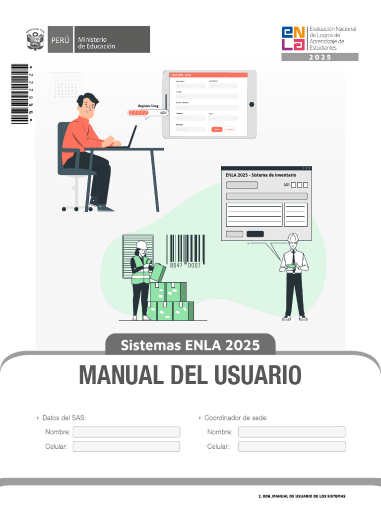 Manual de Usuario Sistemas ENLA 2025 | PDF | Informática