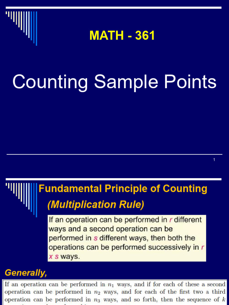 Counting Principles and Permutations Guide | PDF