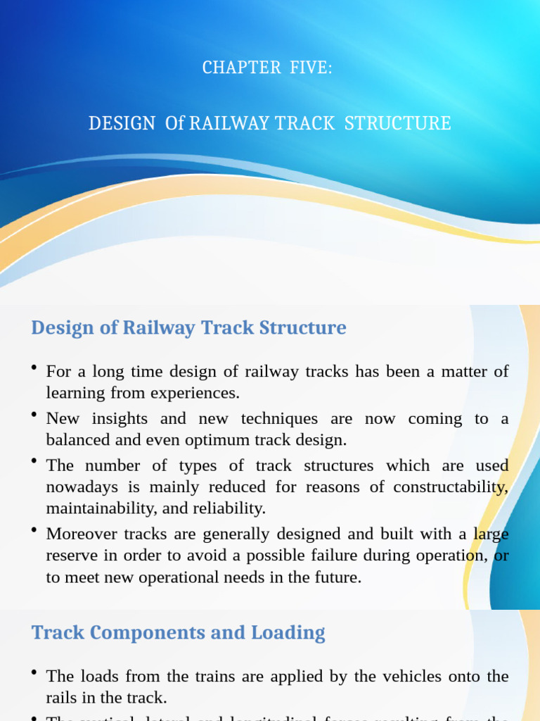 Railway Track Structure Design Guide | PDF | Bending | Stiffness