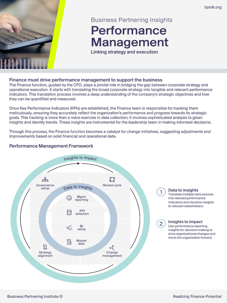 BPI+Insights+ +Performance+Management+Framework | PDF