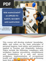 TVRA Risk Assessment Overview | PDF | Risk