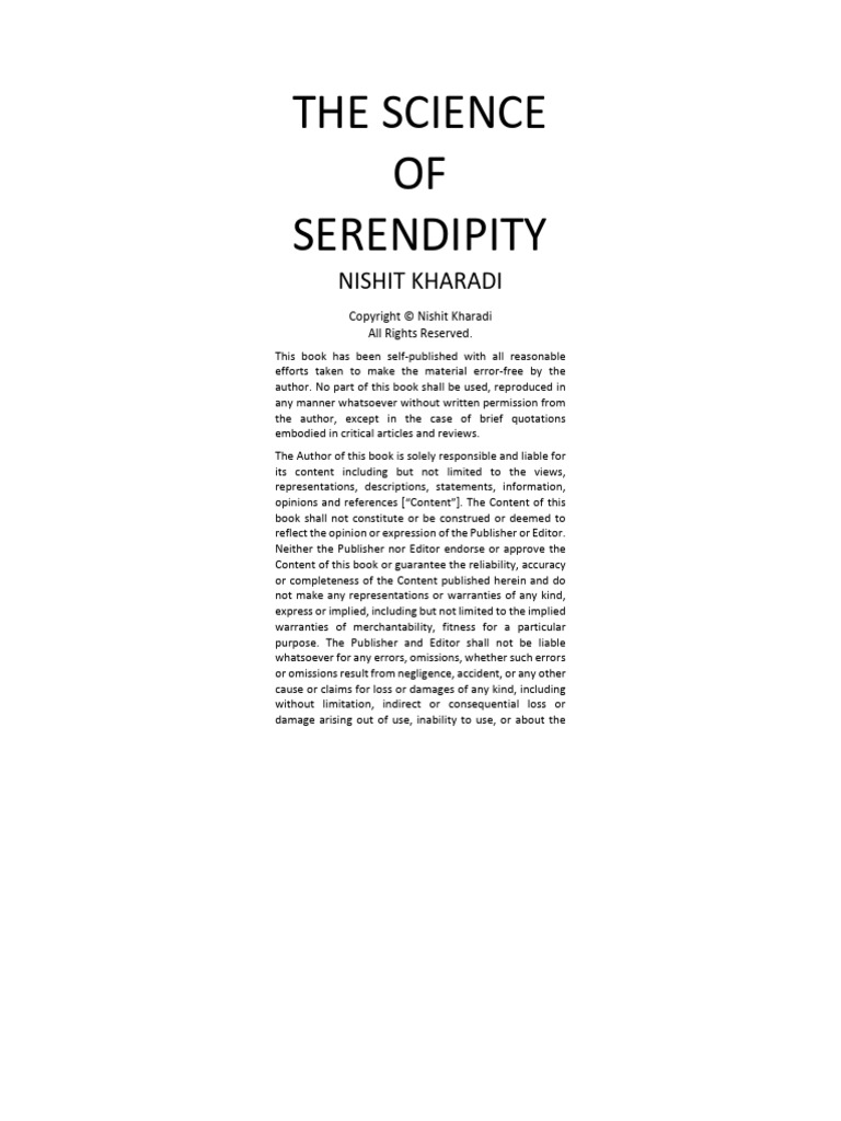 The Science of Serendipity (FINAL) | PDF | Plastic | Recycling