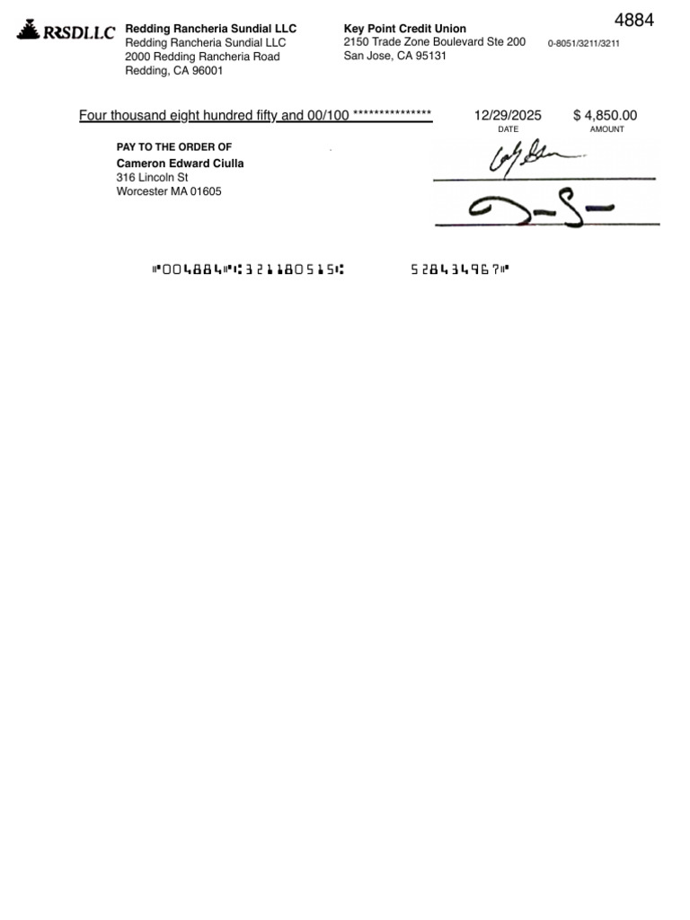 Credit Union Payment Details Document | PDF