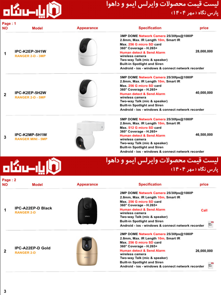 Wireless Camera Specifications & Prices | PDF | Codec | Mimo