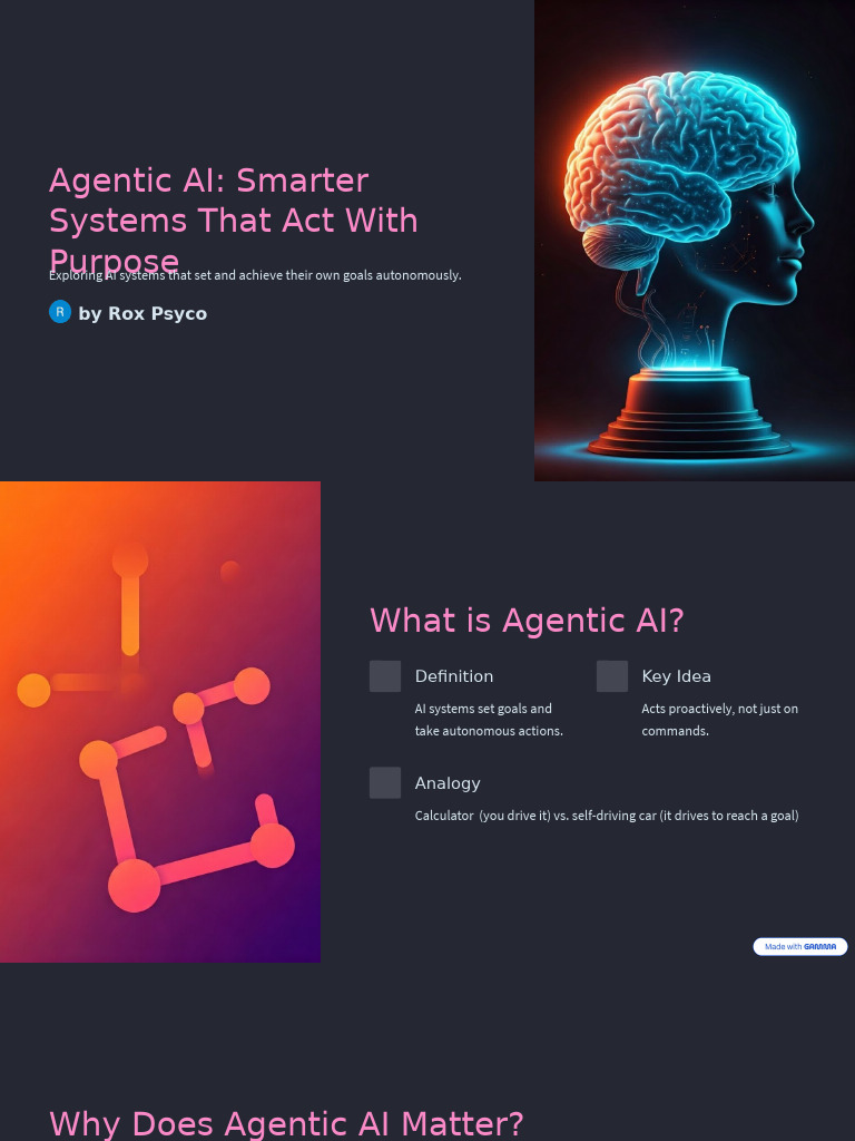 Agentic AI Smarter Systems That Act With Purpose | PDF | Artificial ...